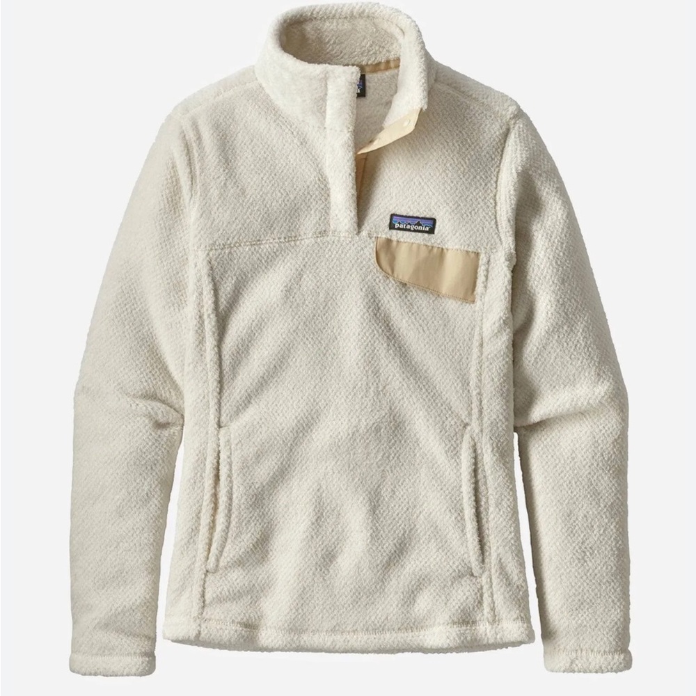 Patagonia Cream Fleece Pullover Size S